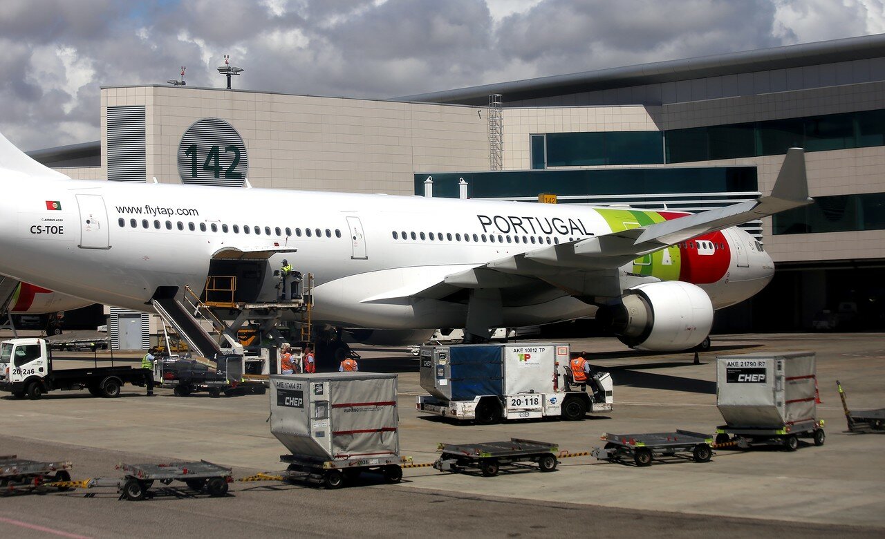 Lisbon. The Portela Airport (Lisbon Portela Airport)