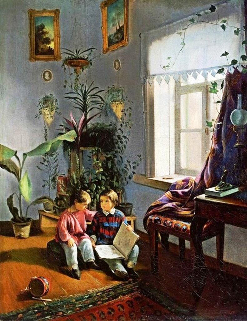Иван Хруцкий (1810 - 1885) В комнате.jpg