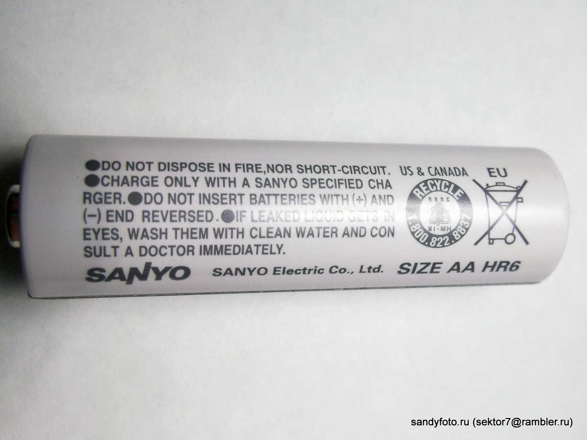 Обзор аккумуляторов Sanyo Eneloop
