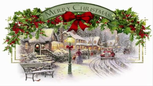 Una maravillosa postal «feliz navidad!» - Gratis de hermosas animadas tarjetas postales con el deseo feliz navidad
