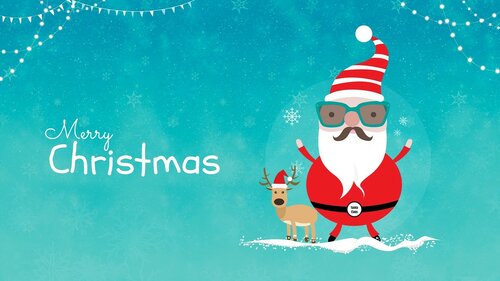 Beautiful Christmas greeting - Free beautiful animated greeting cards with wishes for a happy Christmas
