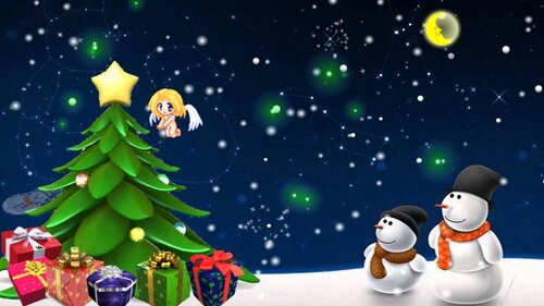 Christmas cards - Free beautiful animated greeting cards with wishes for a happy Christmas
