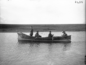 Лодка из кожи, Сибирь, 1900