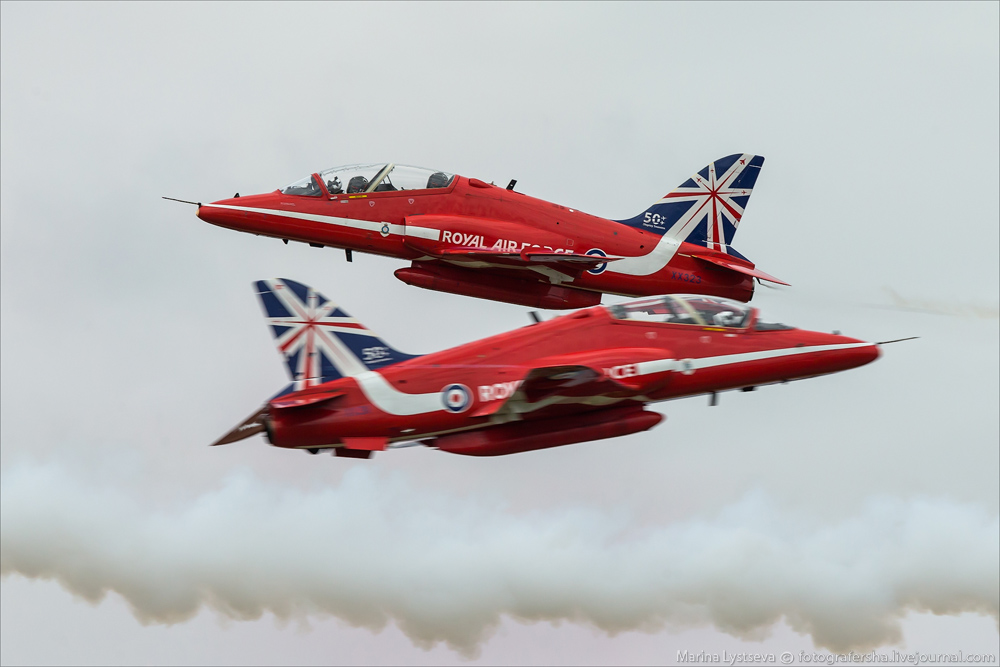 Red Arrows at AIR TATTOO-2014