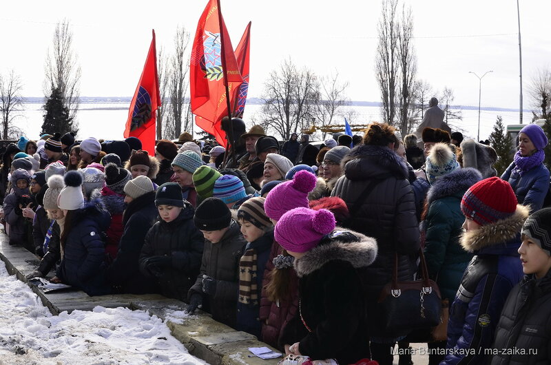 Открытие мемориальной доски в честь Бориса Громова, Саратов, 20 февраля 2016 года