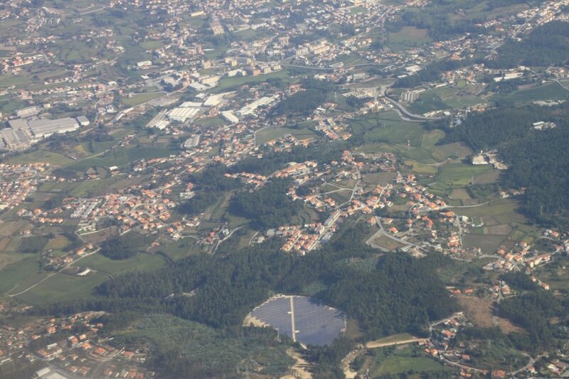 Португалия с самолета (Portugal, view from airplane)