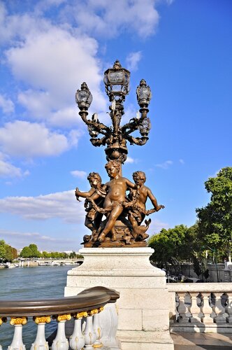 На мосту АлександраIII. Париж. Франция