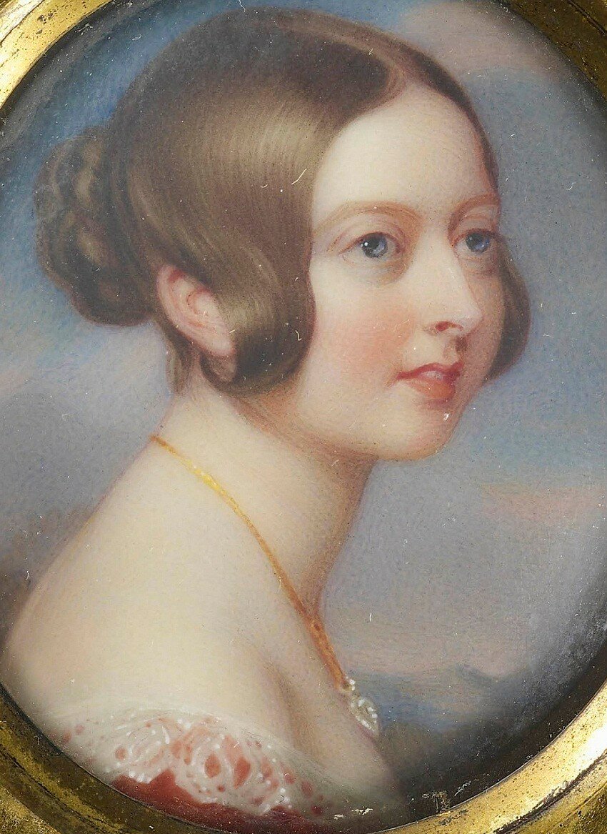 Королева Виктория (1819-1901)  Подпись и дата 1840 по заказу принца Альберта