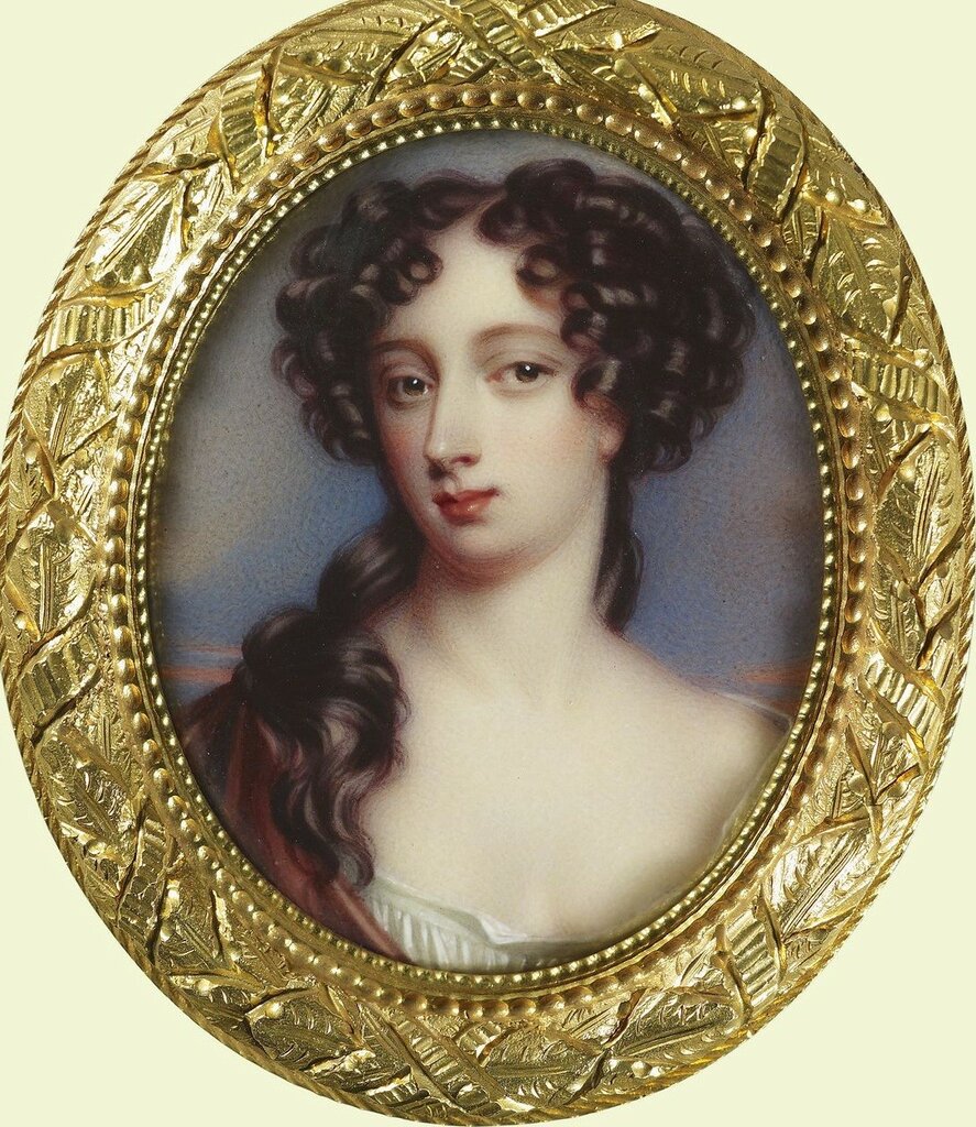Mary of Modena (1658-1718)  Signed and dated 1844 По заказу королевы Виктории в 1844 году