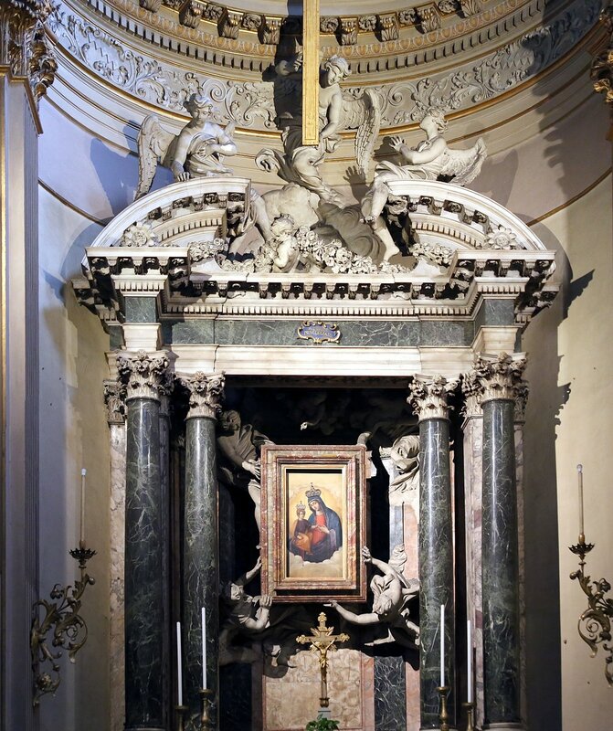Rome. Church of Santa Maria dei Miracoli (Chiesa di Santa Maria dei Miracoli)