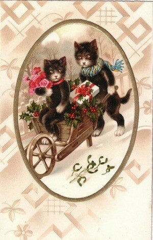 Восхитительное поздравление с праздником 8 марта с котиками. Красивые поздравительные открытки с кошечками для праздника 8 марта 2023
