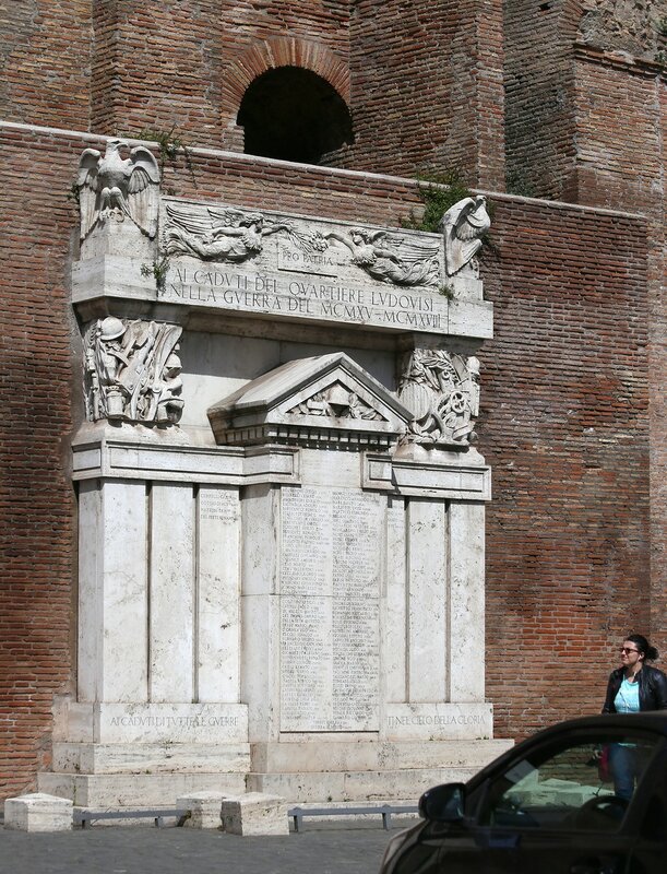 Rome. Pinciana Gate (Porta Pinciana)