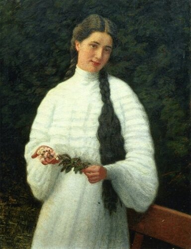 Angelo Morbelli - Portrait of a Lady