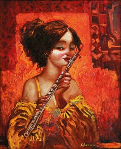 Флейтистка Байрам  Саламов