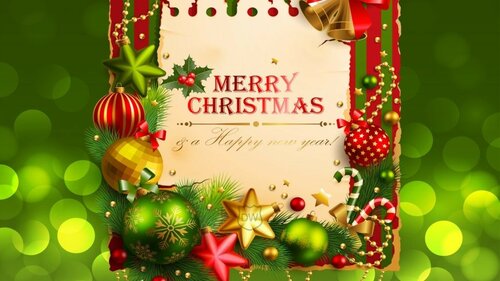 Christmas day live greetings card - Free beautiful animated greeting cards with wishes for a happy Christmas
