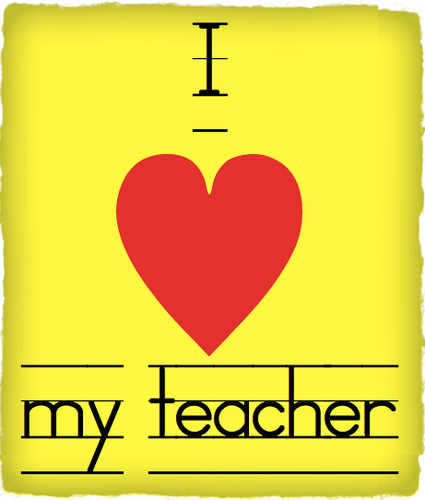 Heureuse Journée Mondiale Des Enseignants Clipart Coloré - Gratuites, de jolies cartes postales vivantes
