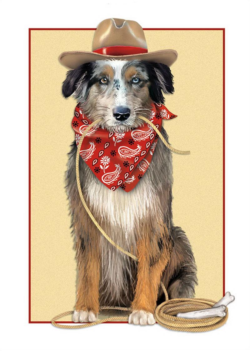 Собака ковбой. Собака в ковбойской шляпе. Собака в шляпке рисунок. Щенок в шляпке рисунок.