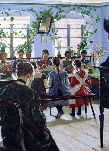 Adolf Erbsloh - Sewing School