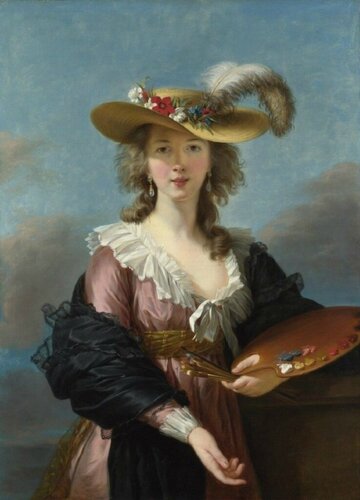 Élisabeth-Louise Vigée-Le Brun, 1755 — 1842 Автопортрет в соломенной шляпке, 1782