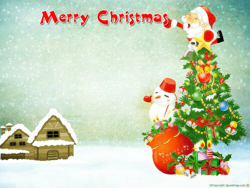 Belle image avec le souhait de «joyeux noël» - Gratuites de belles animations des cartes postales avec mes vœux de joyeux Noël
