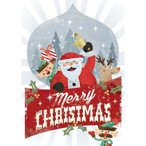 Bella cartolina con l'augurio di un buon natale - Gratis bellissime cartoline animate con l'augurio di un Buon Natale
