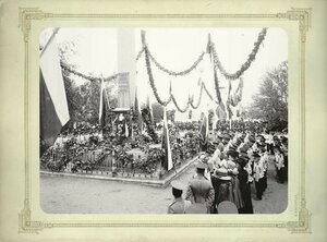  1915. Мининский сад. Торжество в память К. Минина и Д. Пожарского