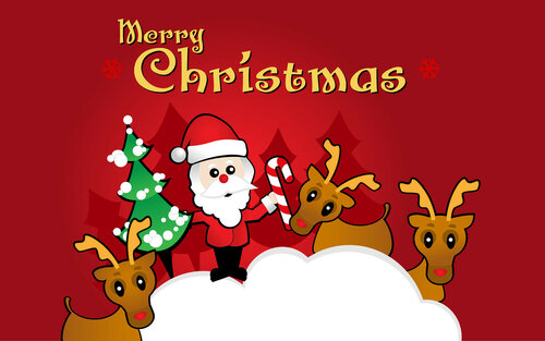 Awesome Live Merry Christmas greeting - Free beautiful animated greeting cards with wishes for a happy Christmas
