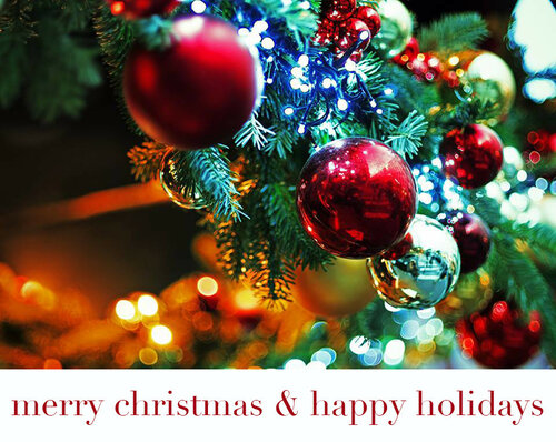 Coloré souhait un joyeux noël - Gratuites de belles animations des cartes postales avec mes vœux de joyeux Noël
