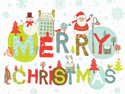 Hermosa imagen con el deseo de «feliz navidad» - Gratis de hermosas animadas tarjetas postales con el deseo feliz navidad
