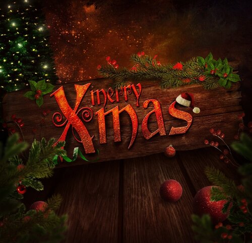Awesome Live Merry Christmas Card With Wishes - Free beautiful animated greeting cards with wishes for a happy Christmas

