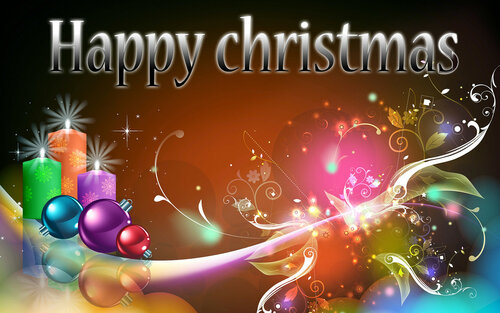 Una maravillosa postal de «feliz navidad» - Gratis de hermosas animadas tarjetas postales con el deseo feliz navidad
