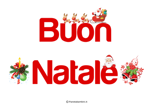 Cartolina colorata «buon natale» online - Gratis bellissime cartoline animate con l'augurio di un Buon Natale
