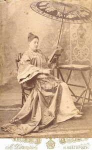 Портрет Анны Филипповны Дмитриевой в китайском платье