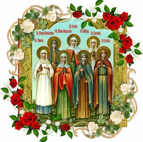 Оригинальная открытка к православному женскому дню 2024. Бесплатные красивые открытки 2024 для церковных праздников
