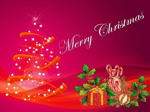Coloré image avec le souhait de «joyeux noël» - Gratuites de belles animations des cartes postales avec mes vœux de joyeux Noël
