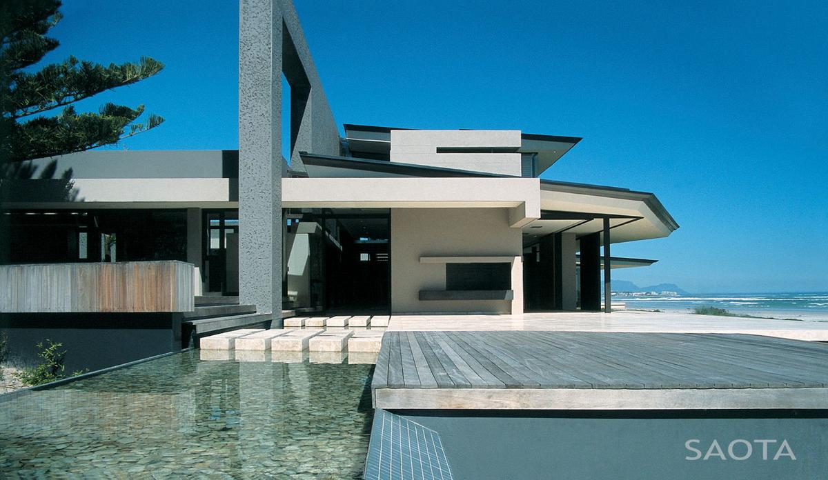 Melkbos, дома в Кейптауне, миля миллионеров, SAOTA, дома в ЮАР, роскошный дом на берегу океана, панорамные окна, потрясающий вид на океан из окон дома