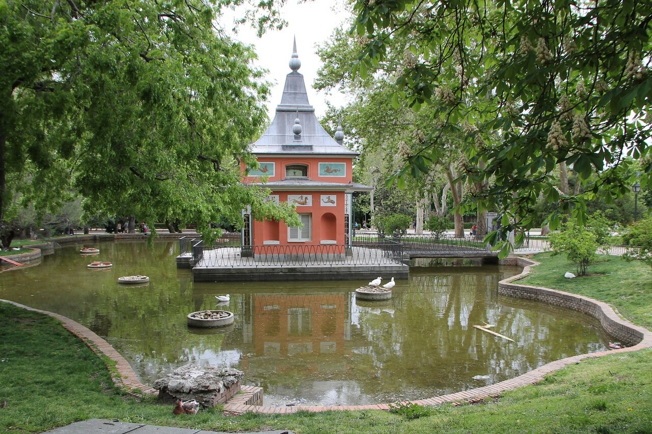 Madrid. Buen Retiro Park. Fish house (La Casita del Pescador)