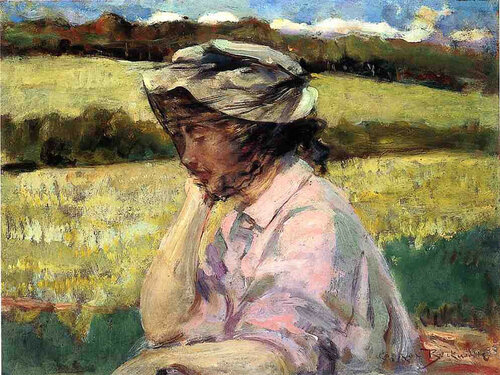 James Carroll Beckwith - Lost in Thought