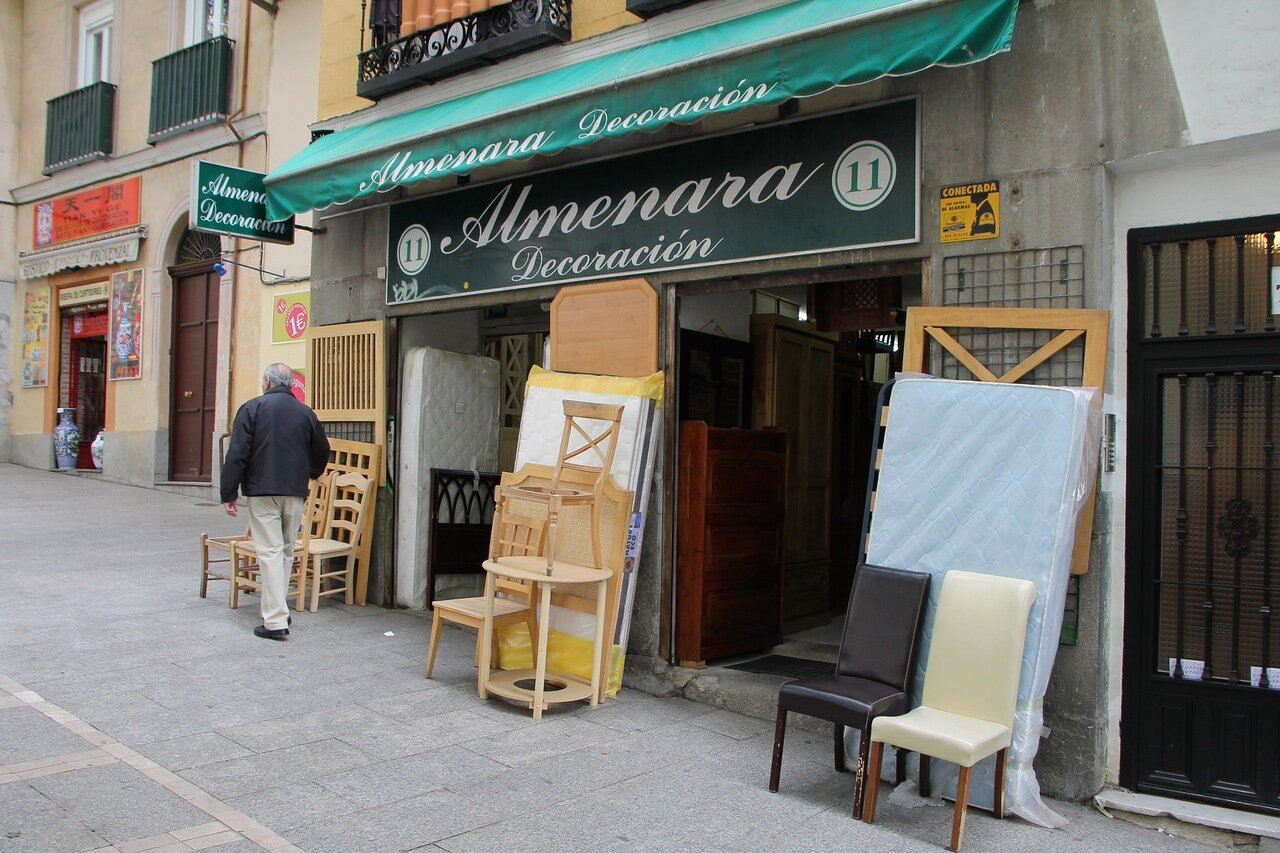 Madrid. The El Rastro Market (Mercadillo El Rastro)