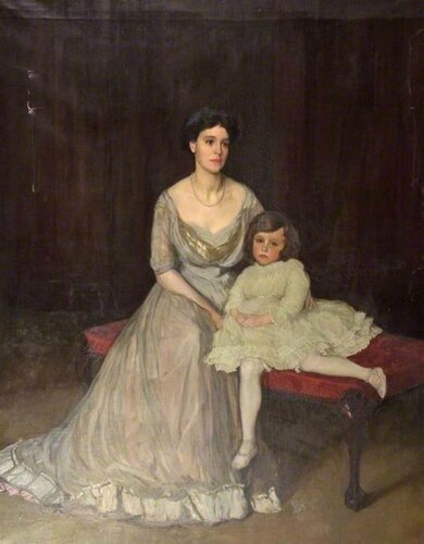 Sir Gerald Festus Kelly - Флейшман и ее дочь Розмари