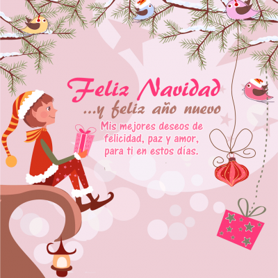 Hermosa postal de «feliz navidad» en línea - Gratis de hermosas animadas tarjetas postales con el deseo feliz navidad
