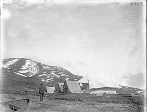 Палатки в Мариинском посту, Сибирь, 1900