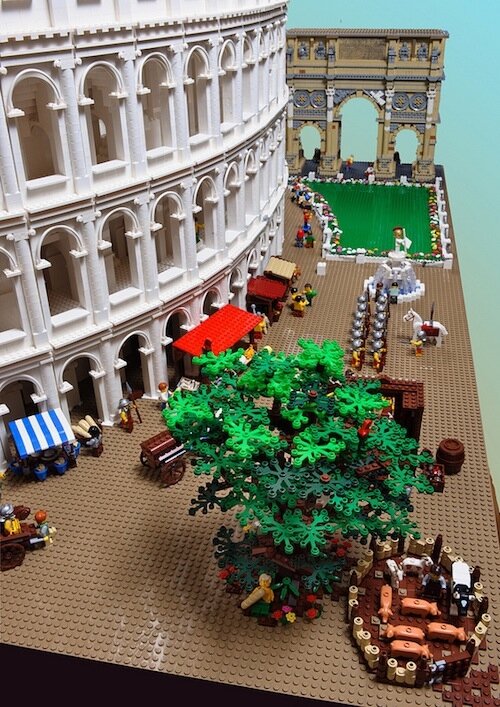 Первый в мире Колизей из LEGO (20 фото)