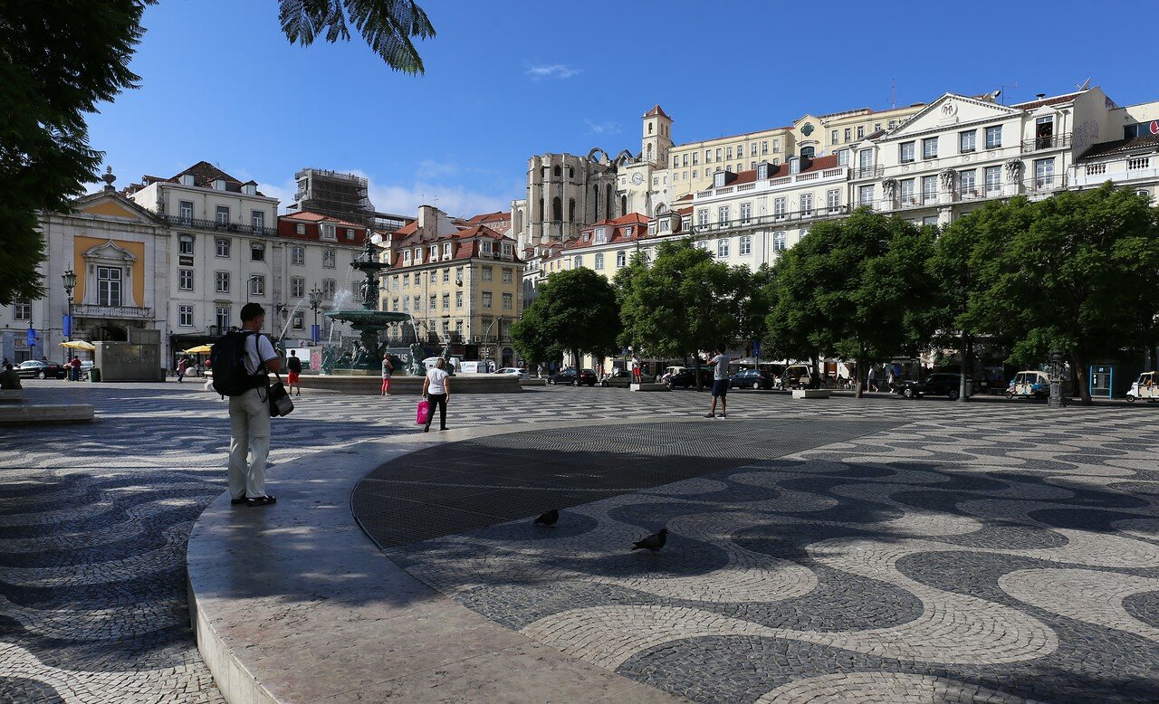 Лиссабон. Площадь Педро IV (Praça de Dom Pedro IV)