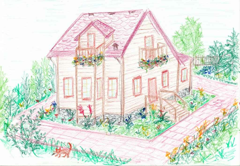 Мой дом мой образ жизни рисунок. Дачный участок рисунок. Дом мечты рисунок. Дача рисунок. Нарисовать свой дом.