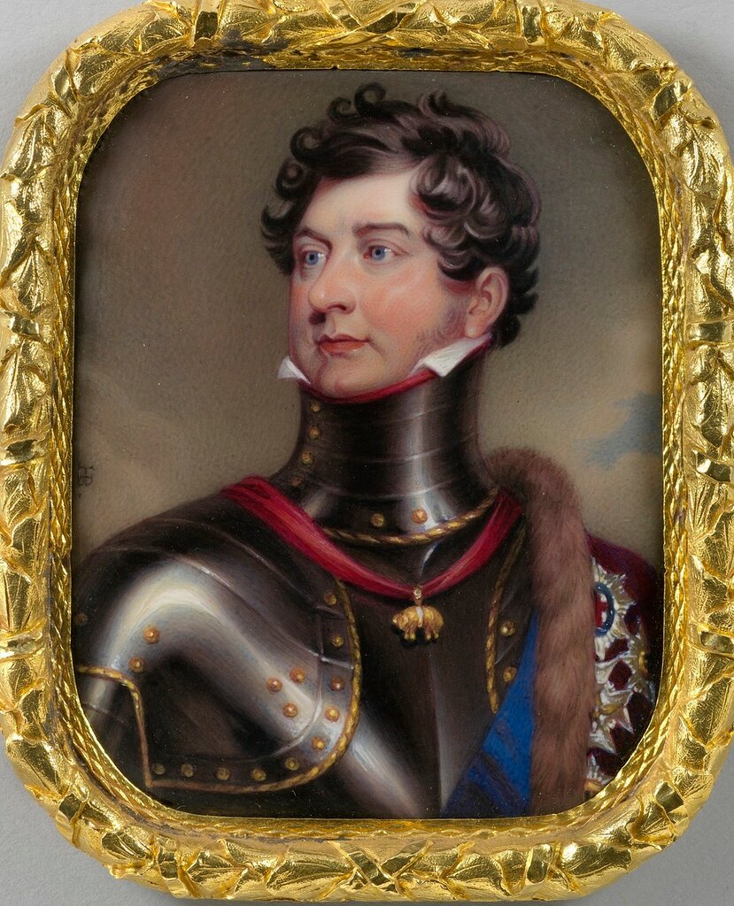Henry Pierce Bone (1779-1855) George IV (1762-1830), when Prince Regent  1816 написана для Георга IV, когда принц-регент, 1816
