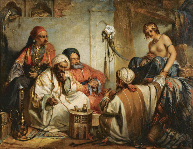 The Slave Market Jean-Francois Portaels - 1853