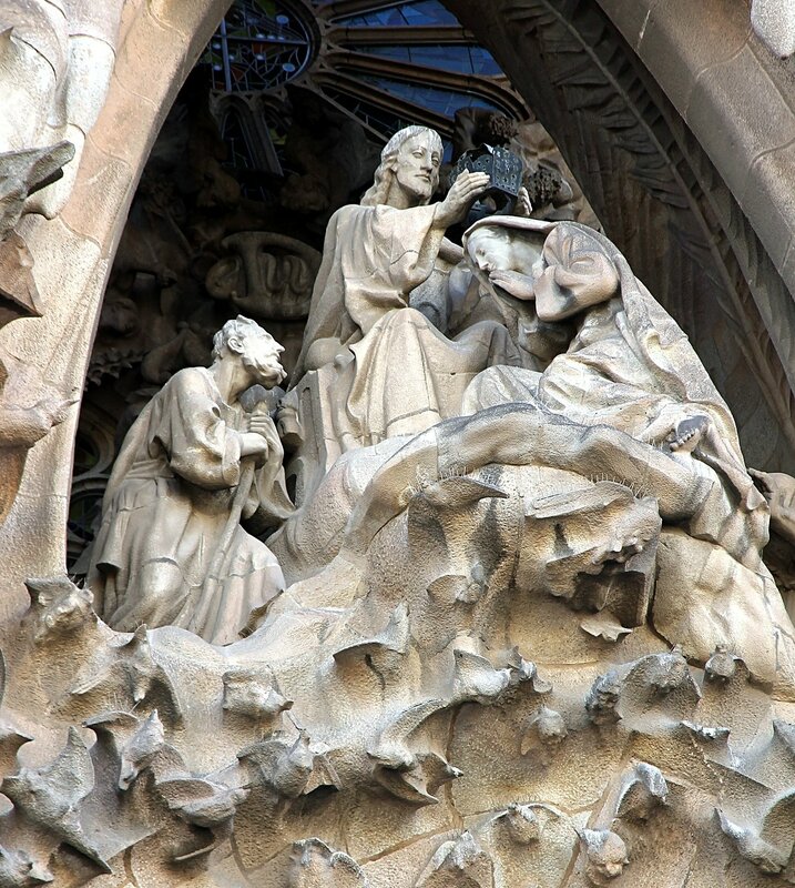 Барселона. Собор Святого Семейства. Фасад Рождества (Nativity façade)