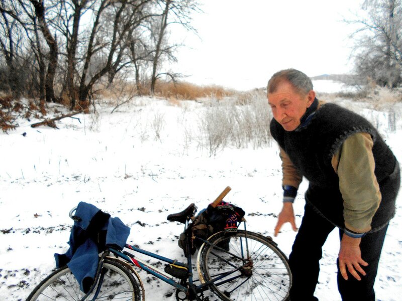 Потеплело от движения ... В походе декабрьском, снежно-туманном,