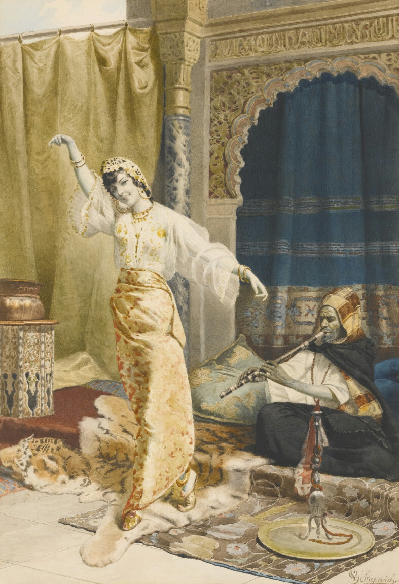 Vincent Stiepevich 1841-1910 ORIENTAL DANCER
